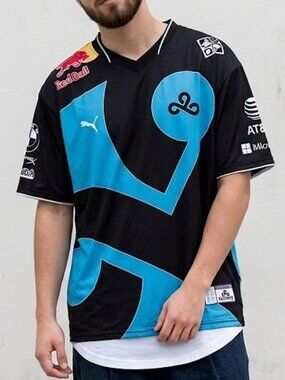 Cloud9 eSport Redbull Jersey Size 3XL puma shirt LOL world championship Zeyzal